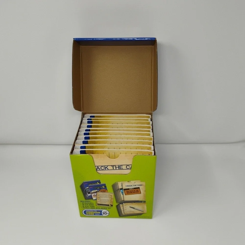 Lakeshore Crack the Case Flip Books Inferencing Center Homeschool Box Grade 5